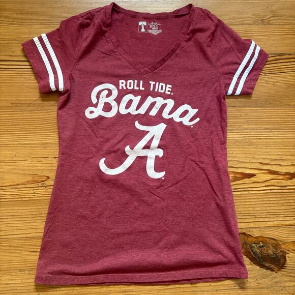 T University Alabama Crimson Tide short sleeve graphic womens shirt SIZE S - Picture 1 of 5